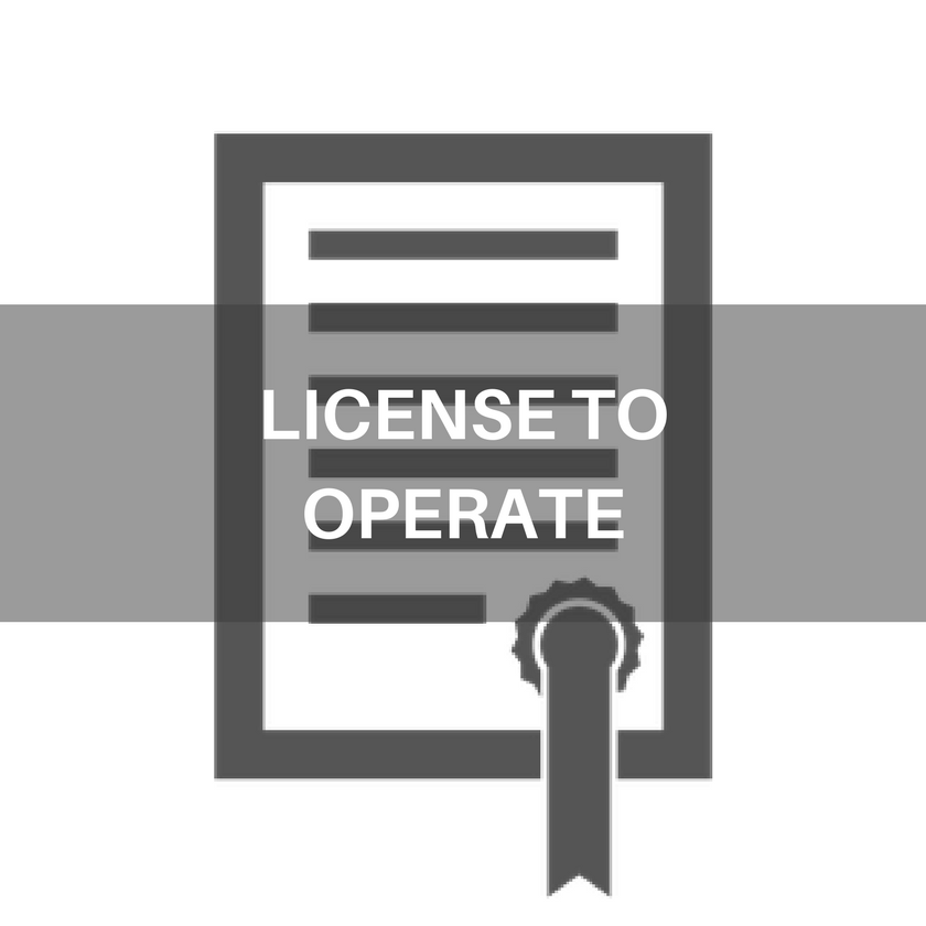 LICENSE TO OPERATE
